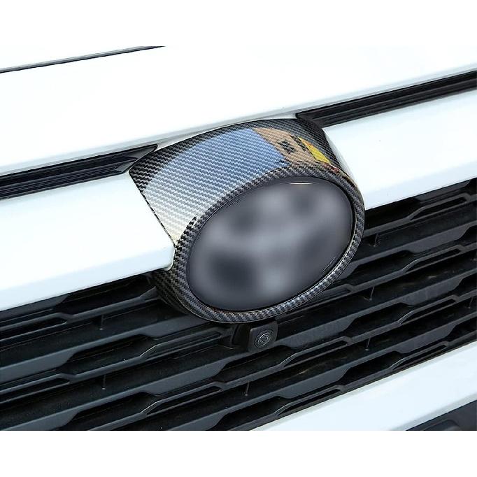 

Автоаксессуары Подходят Для Toyota RAV4 2019-2022 2023 2024 Внешний Передний Сетчатый Гриль Рамка Логотипа Крышка Накладка (Стиль углеродного волокна) АБС 1 шт.