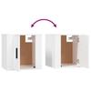 TV Wall Cabinet White 40 X 34.5 X 40 Cm