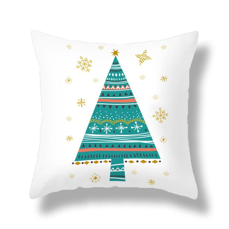 Christmas Pillowcases Homewares Nordic Christmas Cartoon Digital Print Pillowcases