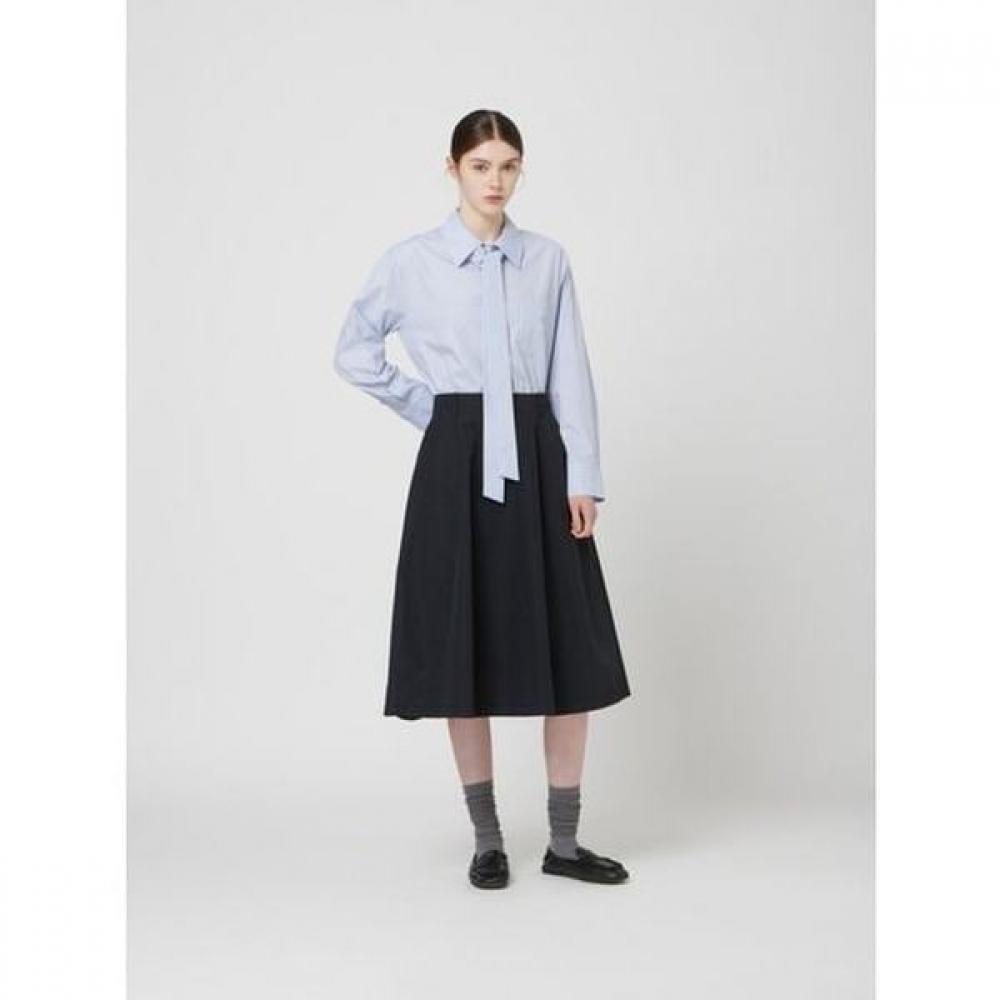 Cc Collect Tie Strap Stripe Shirt C253msc003