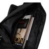 John Peters New York Unisex Cross Curved Messenger Bag Black