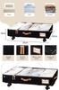 KUMORIJP Under-Bed Storage Box with Casters, Drawers, Storage Case, Space-Saving, Under-Sofa Storage, Thick Fabric, Foldable, Futon Storage Bag, Beddi