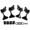 Electric Bass Tuner Peg 4 String Bass Machine Head Knobs Open Gear Bass Tuning Pegs for Electric Guitar Bass Hardware