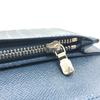 Louis Vuitton M64010 Taiga Stripe Portefeuille Brazza Long Wallet blue/Wine Red