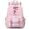 Neuer Anime Cartoon K-Pop Bedruckter Rucksack mit großer Kapazität für Teenager Schüler Mädchen Junge Schultasche Buchtasche Damen Wasserdichte Reisetasche Mochila Kindergeschenk