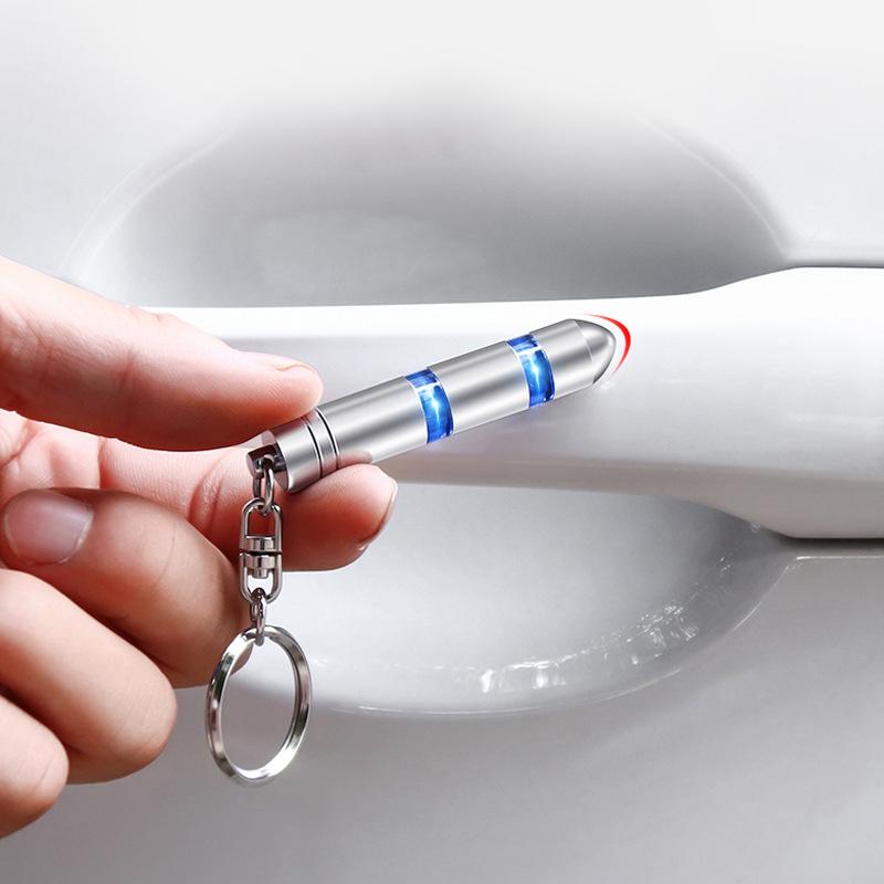 Antistatisk Nyckelring Bilkaross Statisk Eliminator Urladdare Antistatisk Stång Bärbar Nyckelring Eliminator Högspännings Bärbar Nyckel