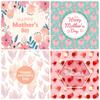 12 Sheets/Each Pack Of Small Floral Mother Plot Background Paper, Warm Color Hand Account Hand Account Diy Background Cardboard