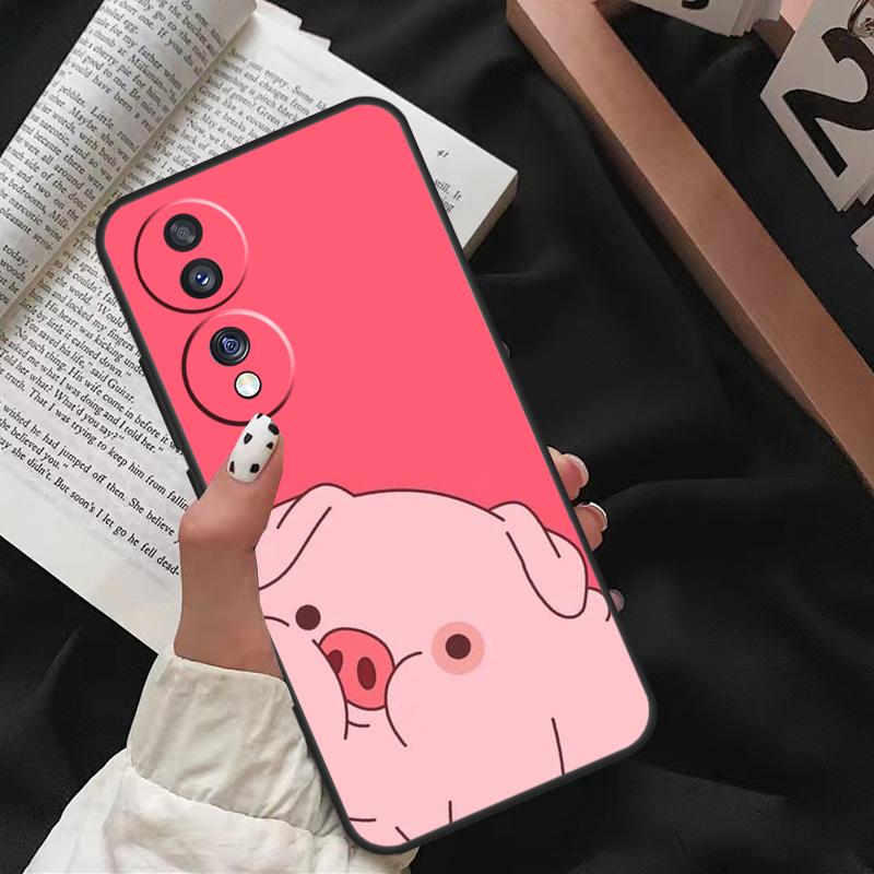 

Очаровательные милые свинки поросята для Honor Magic 7 Lite 6 8 Pro Чехол для Honor 200 400 50 70 90 X8c X8b X9a X9b X9c X9d Win RT Honor X9c