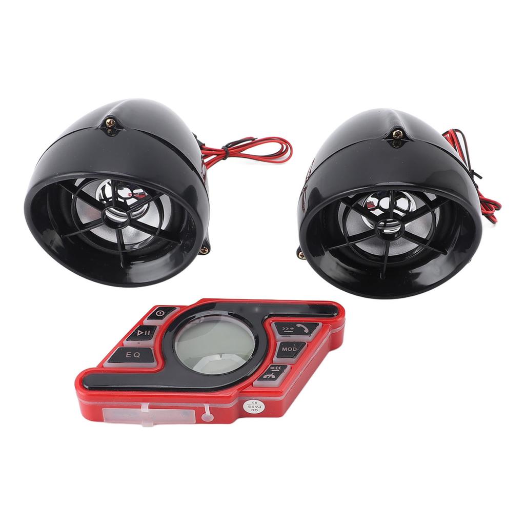 Motorcycle Bluetooth Speaker Anti Theft Alarm Handsfree Call Voice Navigation Waterproof Stereo Speaker System