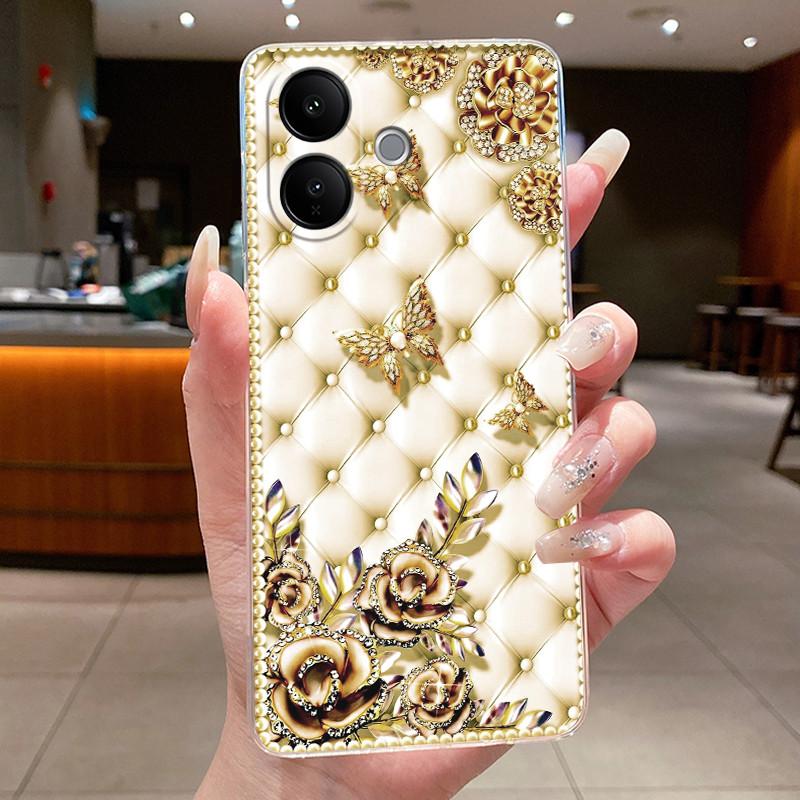 Casing For Vivo V60 Lite Aesthetic Luxury Dragon Cute Cool Boys Girls Soft silicone Phone Case Back Cover Transparent TPU Shell