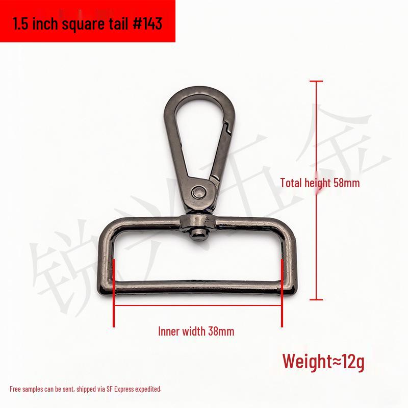 Zinc Alloy Metal Dog Leash Buckle and Luggage Strap Hook