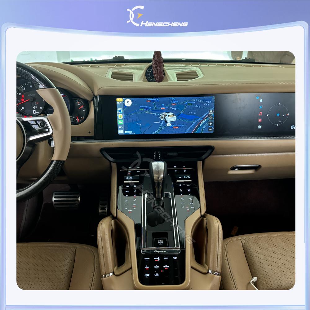 Car saddle for Porsche Cayenne 2010-2017 car interior modification center console LCD Touch Screen Automotive