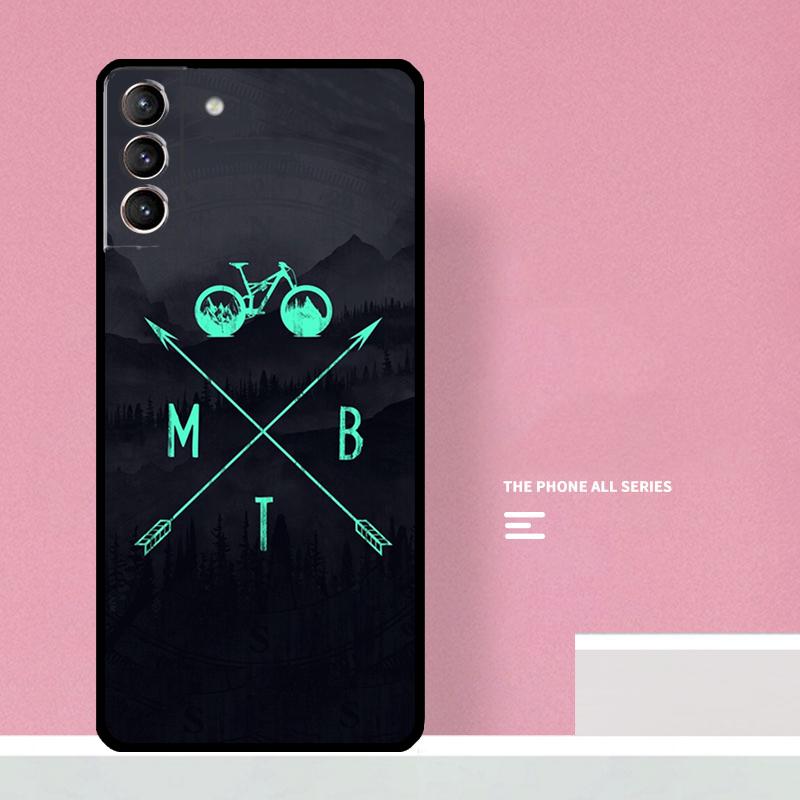 MTB Mountain Bike Cycling Bicycle Phone Case For Samsung Galaxy S26 S25 S24 S20 S21 S22 S23 Ultra S10 Plus S25 FE Cover Coque