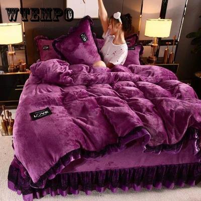 Four-piece Winter Bedding Set High-grade Thickened Flannel