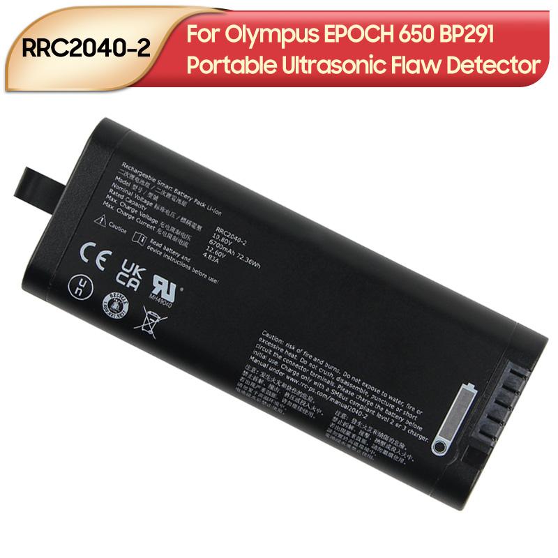 

RRC2040-2 Запасная батарея для Olympus EPOCH 650 BP291 Портативный ультразвуковой дефектоскоп Перезаряжаемая батарея 6700 мАч 72,36 Втч