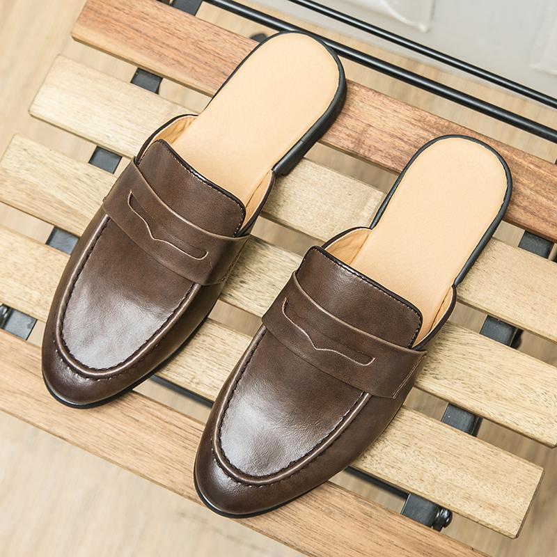 Fashion Autumn Hot Selling Lightweight Flat Walking Shoes for Commuting Versatile Men's Leather Casual Shoes Classic Men's Loafers