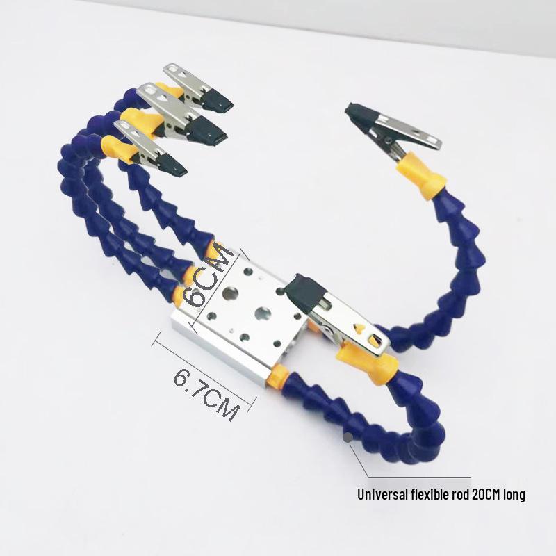 Multifunctional Aluminum Soldering Station & Model Aircraft Accessory Bracket for Circuit Board Repair