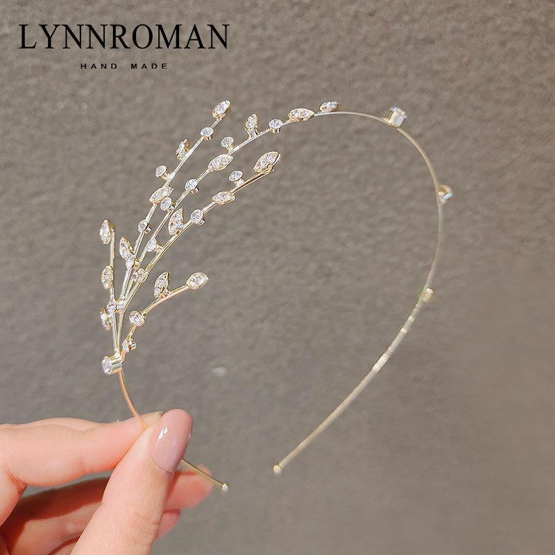 Diamantbesetztes Perlen-Gypsy-Haarband, japanische und koreanische Fengsen-Feen-Haaraccessoires, schlichte Persönlichkeit Temperament Ins-Kopfschmuck