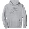 Line Art Lily Flowers Pullover Hoodie