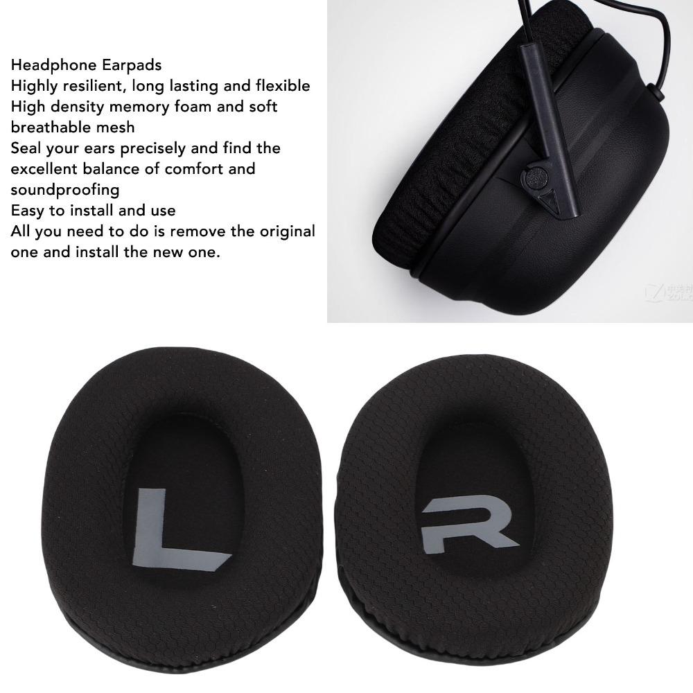 2PCS Soft and Comfortable Replacement Ear Pads for G936N G936 PRO Headphones Replacement Parts
