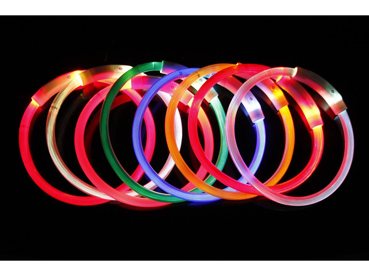 

Светодиодный ошейник для собак с USB-подзарядкой - Светящийся, Подходит для всех пород 35 cm