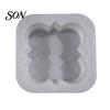 Cement Casting for Backyard Garden Stepping Stone Mold, Reusable Concrete Pathway Paver Walkway Design Tool DIY Pavement Mould Patio Decor