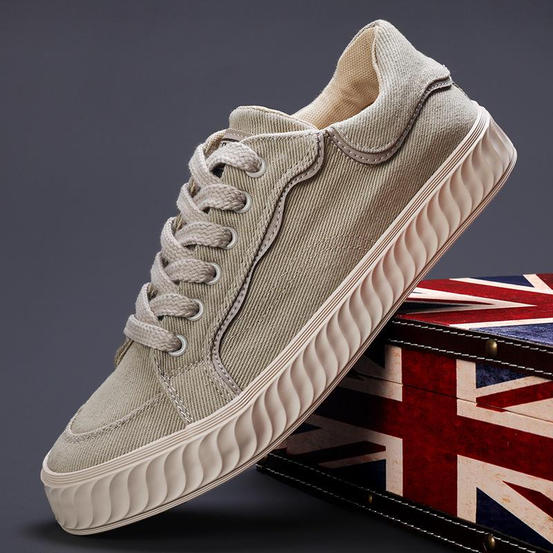 Spring New Mens Shoes Korean Style Versatile Fashion Trend Casual Mens Canvas Shoes Comfortable Flat Shoes Men