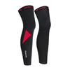 Santic Men's Fleece-Lined Leg Covers for Cycling, Bicycles, and Outdoor Sports, Cold Protection, Red, Size M