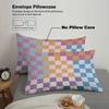 Geometric Colorful Checkerboard 3D Printed Brushed Duvet Cover Set