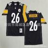 Pittsburgh Steelers Vintage NFL Football Jersey Men Cotton Embroidered Training Shirt Rugby Sport Wear