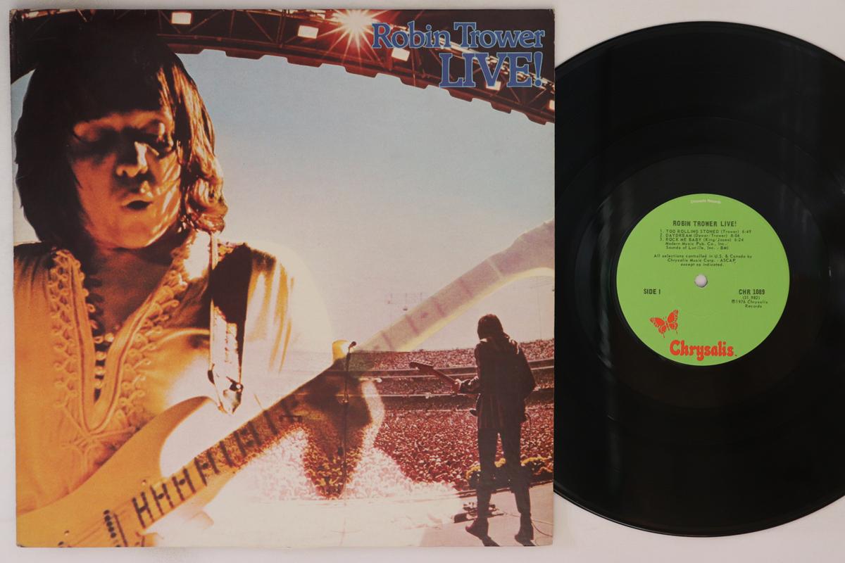 

LP Record ROBIN TROWER - Robin Trower Live! CHR1089 CHRYSALIS 1975 UK Rock Used