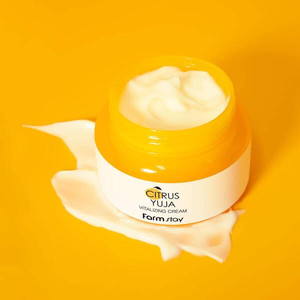 Farmstay Citrus Yuja Krem Do Twarzy Rozjaśniający 100Ml Far260