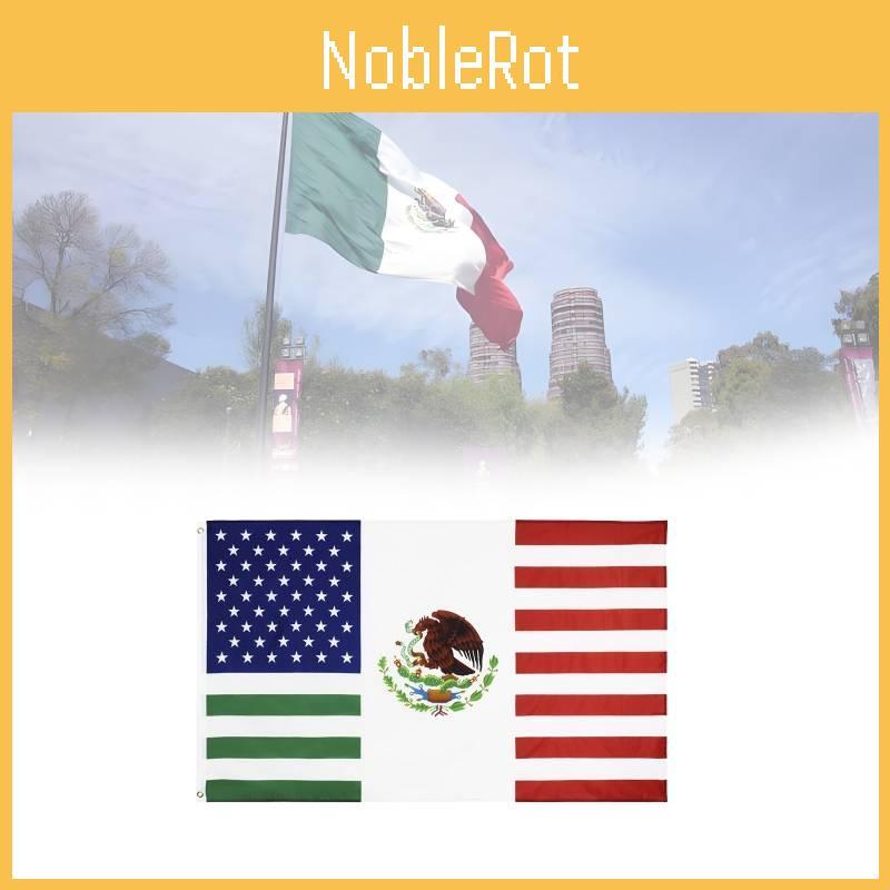 Celebrate Unity With 90*150cm Us Mx Friendship Flag Made Of Durable Polyester Fabric