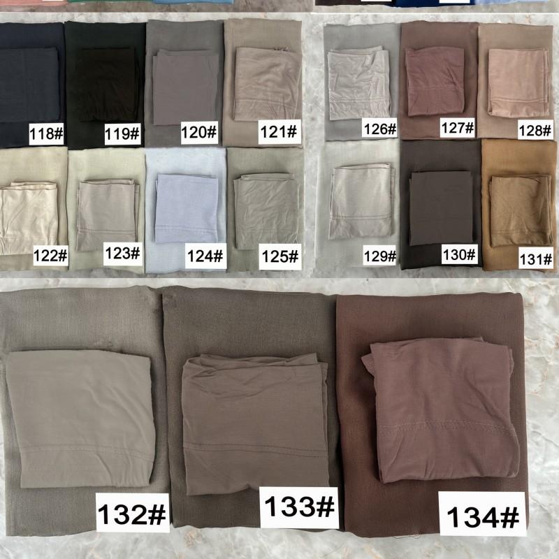 Premium Solid Color Modal Rayon Scarf With Matching Beanie Set Lightweight Wrap Shawl All
