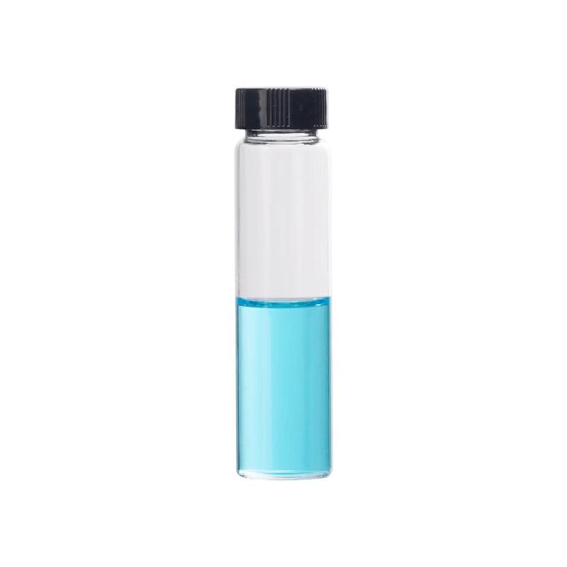 Leigu 60ml Transparent Glass Reagent Bottle with White Cap