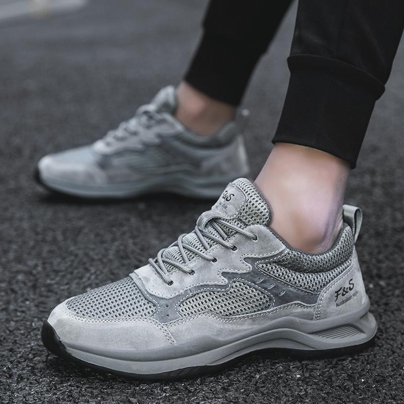 Shoes Men's 2025 Autumn New Lightweight Non-slip Trend All-match Casual Soft Bottom Shock Absorption Running Sports