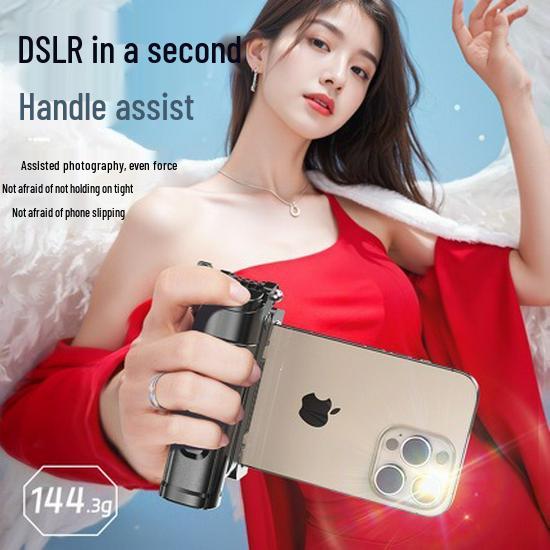 

Portable Bluetooth Selfie Stick & Anti-Shake Tripod with Four Legs for Live Streaming and Photography P25 Black/Aluminum/No Light