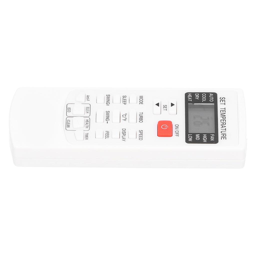 ABS Air Conditioner Remote Control Replacement Accessory Fit for AUX YKRH 102E White