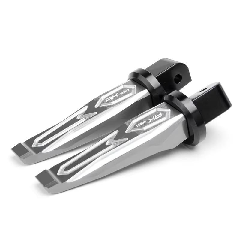 For KYMCO AK550 AK 550 2017-2024 2018 2019 Motorcycle Rear Passenger Footrests Accessories Scooter Foot-Peg Foot Rests Pedals