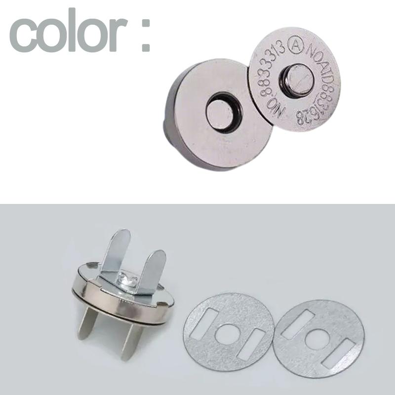 Metal Magnetic Snap Fasteners for Bags, Wallets, Coats & Luggage