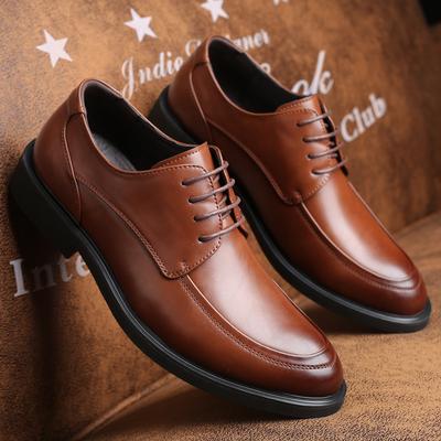 Herren Klassische Retro Derby Schuhe Herren Schnürschuhe Business Büroschuhe Herren Erhöhte Leder Hochzeitsschuhe Oxfords