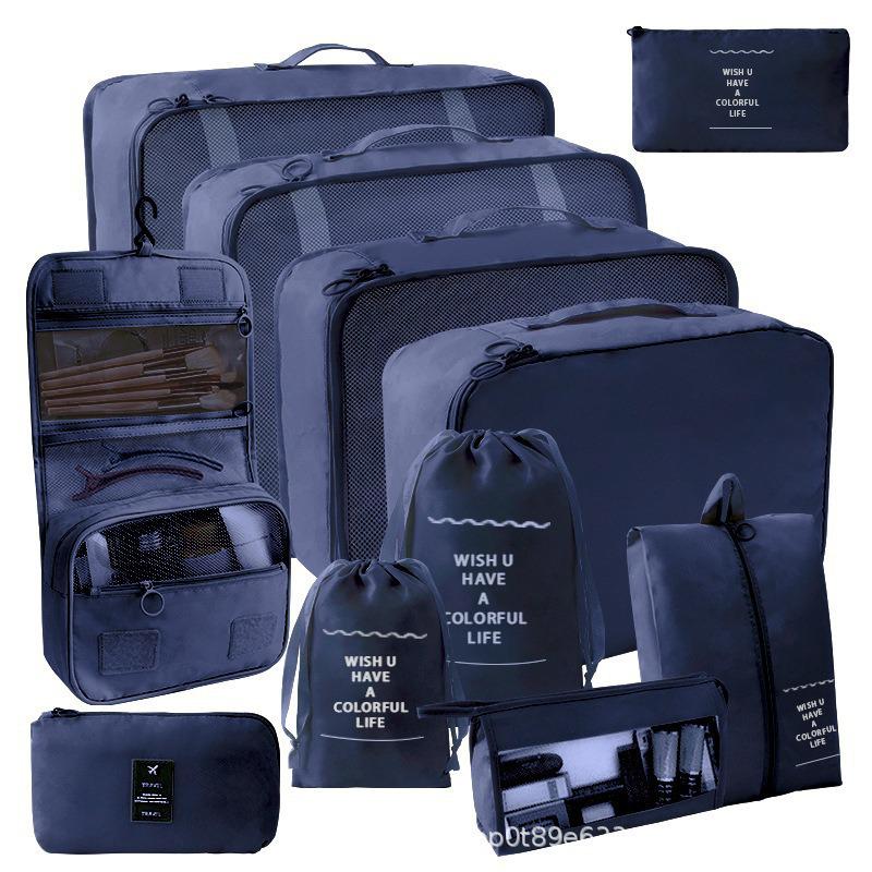 Large Capacity Foldable Travel Storage Bag Set - 7 Pieces