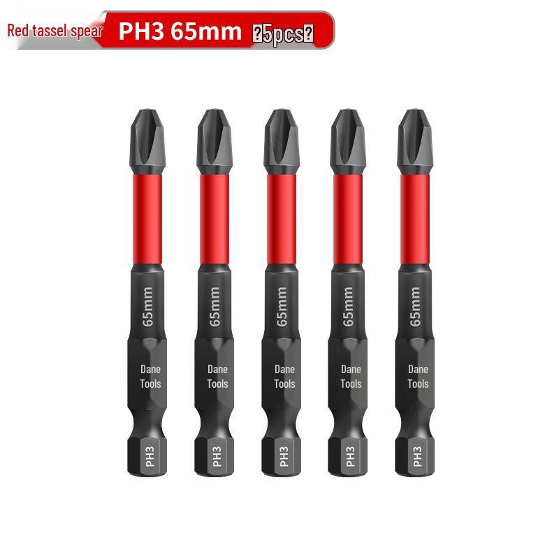 PH0 Tungsten Steel Phillips Bit: Magnetic, Impact Resistant, Non-Slip Screwdriver, Hex Shank for Electric Drill