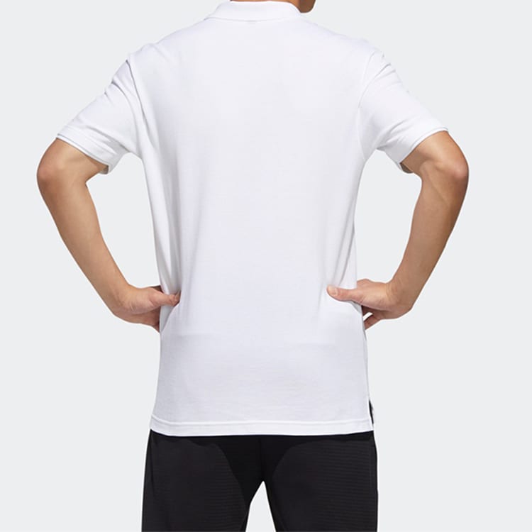 adidas Polo Shirts Men's White Polo Collar Moderate Other GL0387