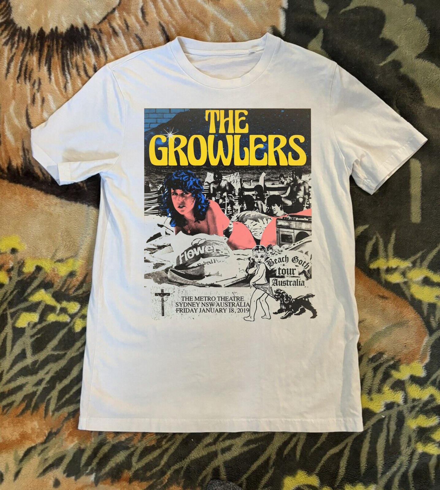 The Growlers Band Beach Goth Tour Adult Tee Unisex Shirt All Size M