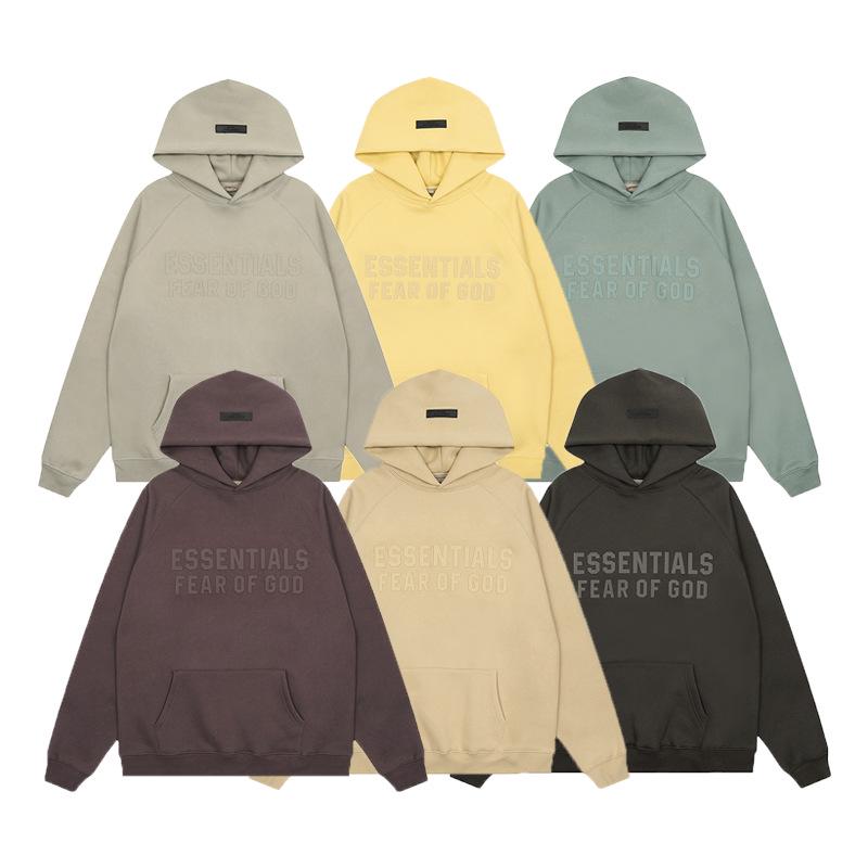 FOG Essentials Unisex 3D Silicone Print Hooded Sweatshirt