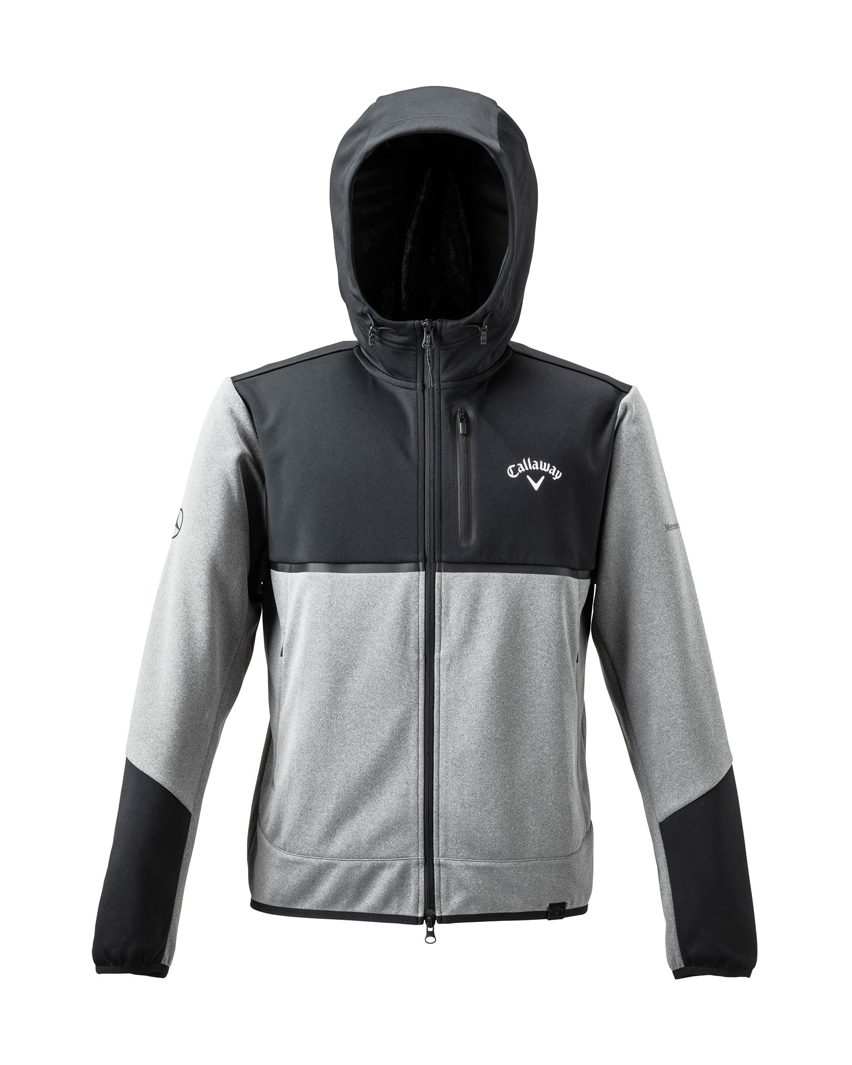 

[Mercedes-Benz Collection] Genuine Mercedes-Benz x Callaway Full-Zip Sweatshirt, Gray, Size LL