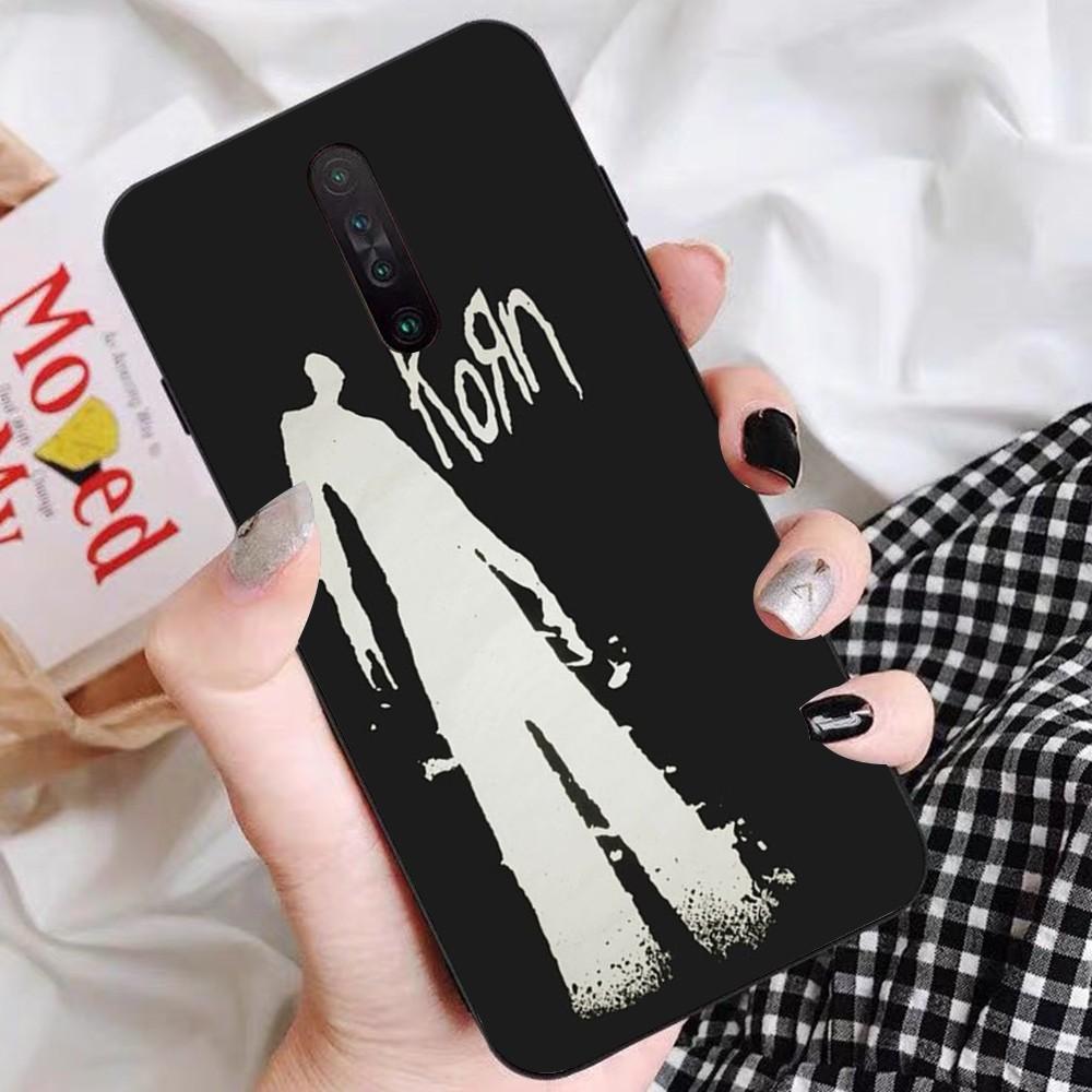 K-korn Music Hot Band Phone Case For Redmi 5 6 7 8 9 10 Plus Pro 6 7 8 9 A GO K20 K30 K40 Pro Plus F3 Fundas