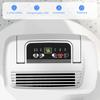 Dehumidifier 12L/day 2.5L Water Tank with Wheels 24-Hour Timer Digital Humidity Display White