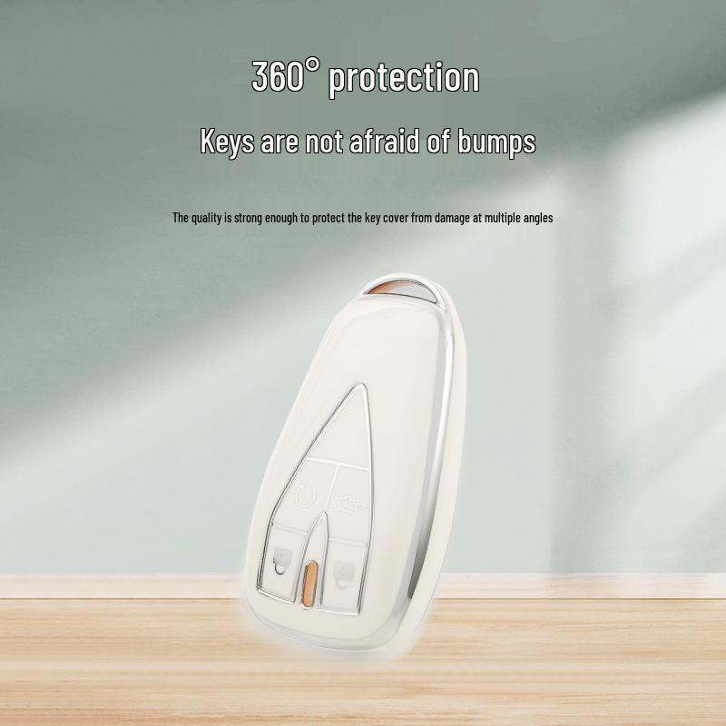 Changan 4-Button Key Case for 2023 Models: CS75 Plus, CS55, Yidong, CS35, Oshan X7